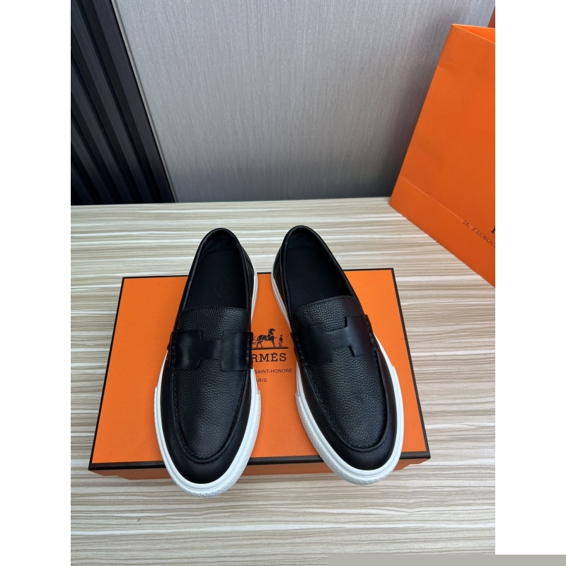 H**mes leather shoes
